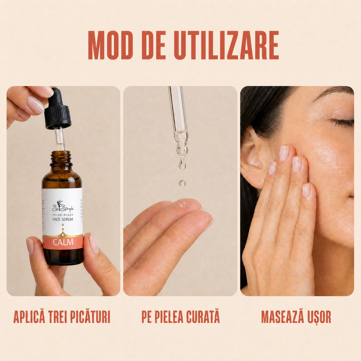 Set CALM + Gua Sha din cuarț roz