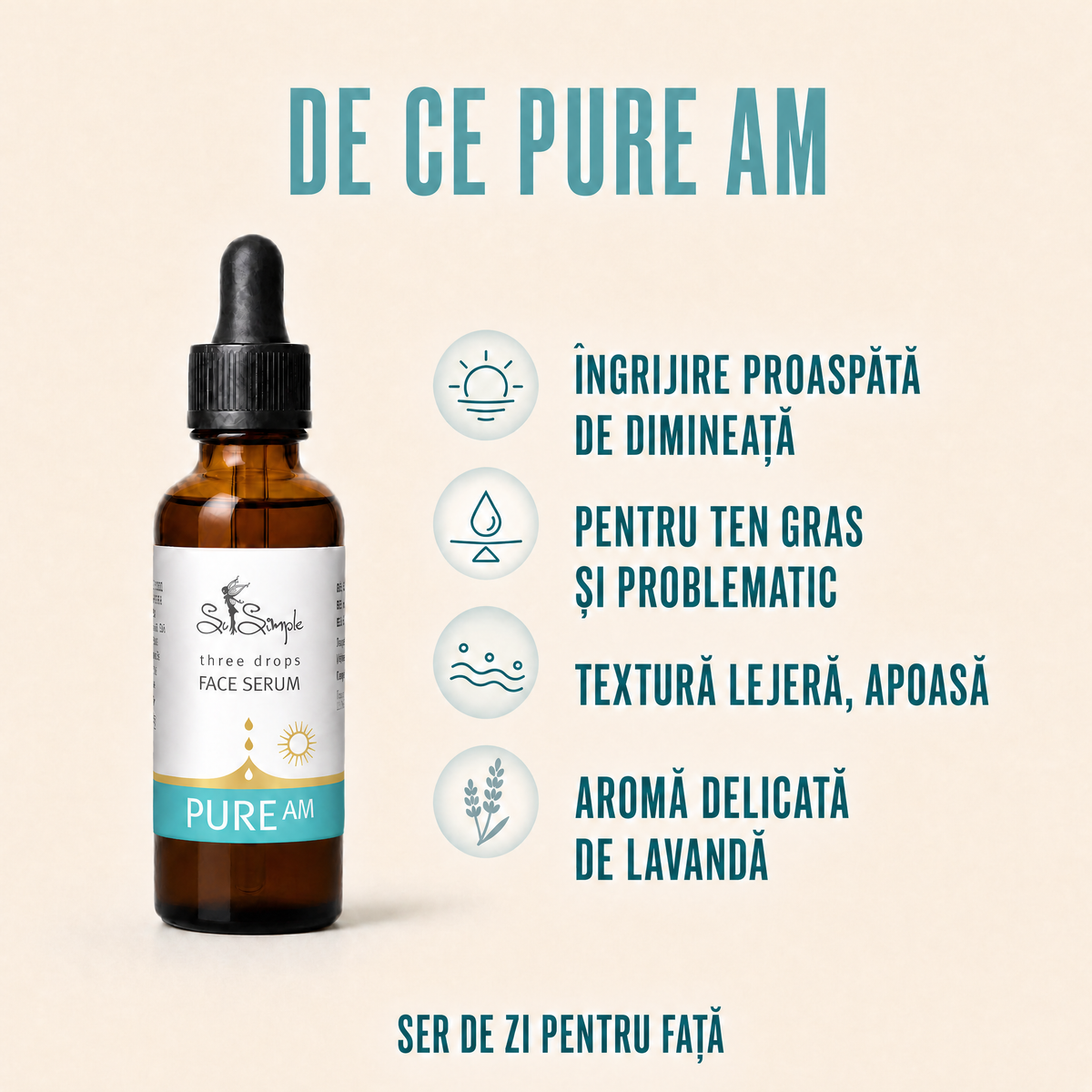 Set PURE AM + Gua Sha din cuarț roz