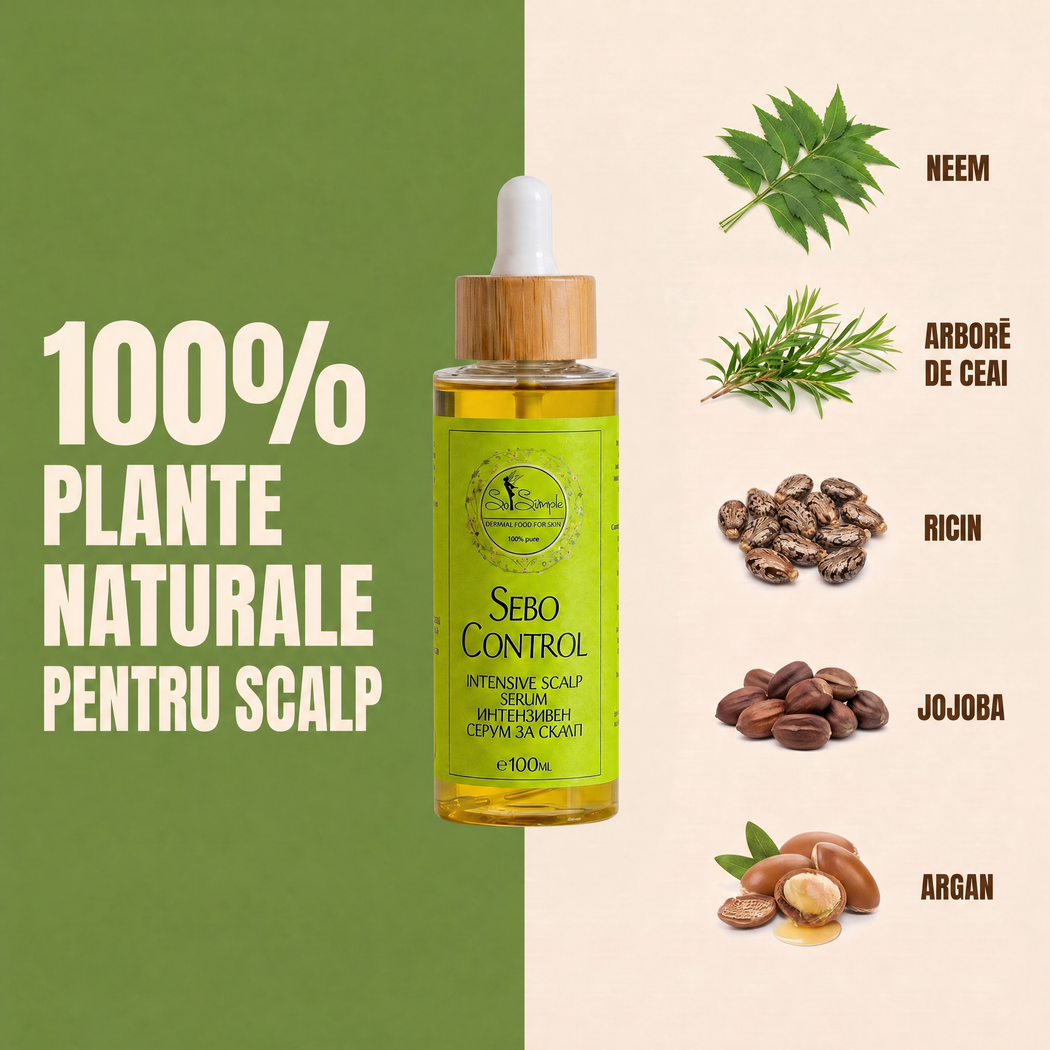 Ser pentru seboree Sebo Control - Cosmetice naturale So Simple Cosmetics