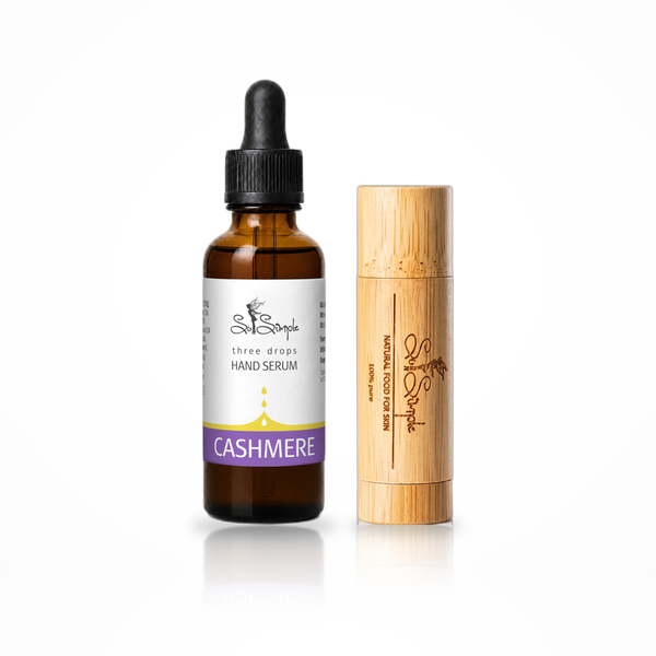 Set CASHMERE + balsam de buze natural
