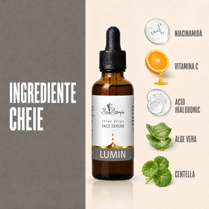 Set LUMIN + Gua Sha din cuarț roz