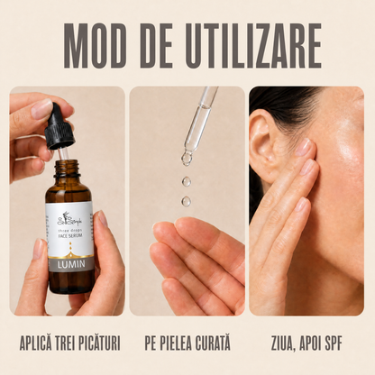 Set LUMIN + Gua Sha din cuarț roz