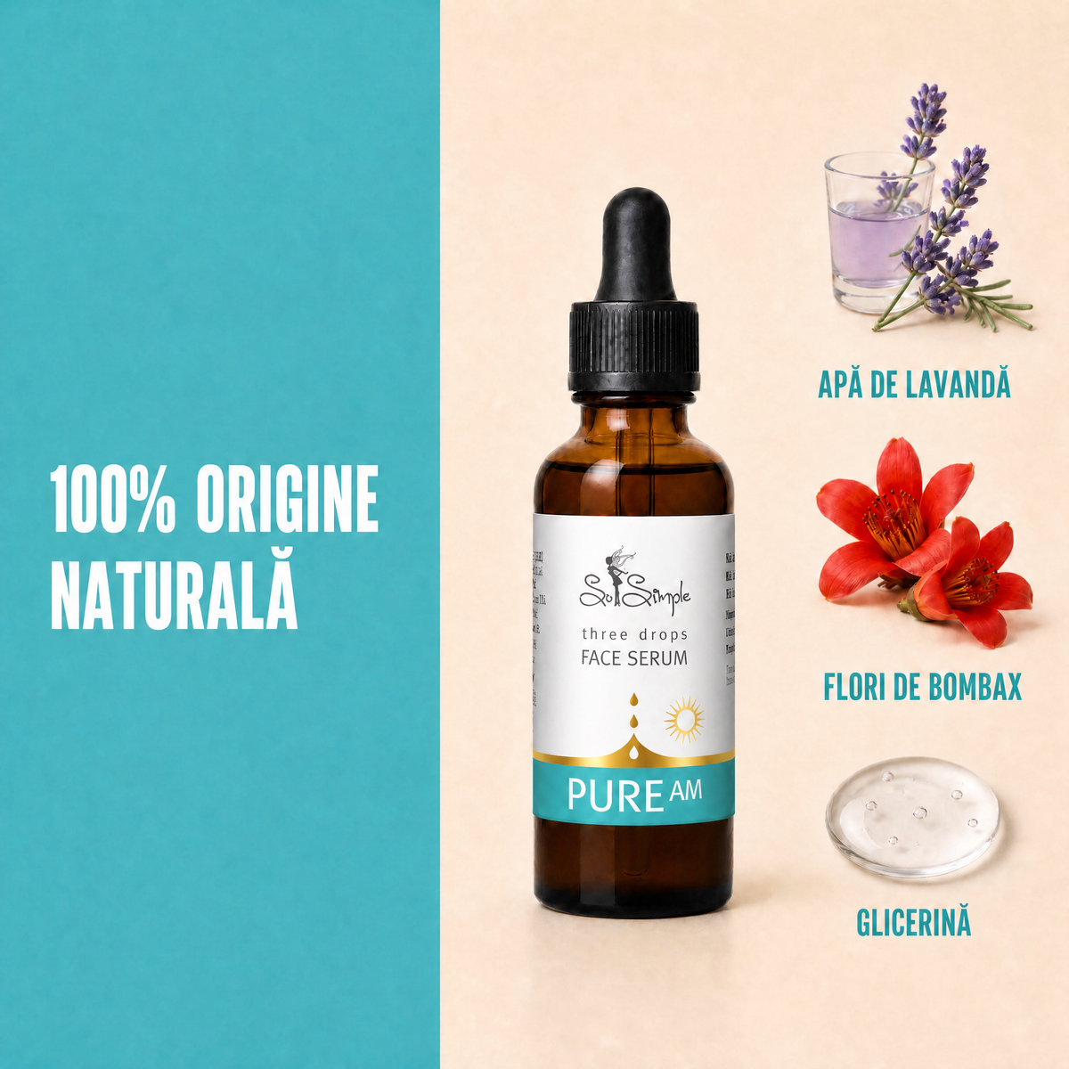 Set PURE AM + Gua Sha din cuarț roz