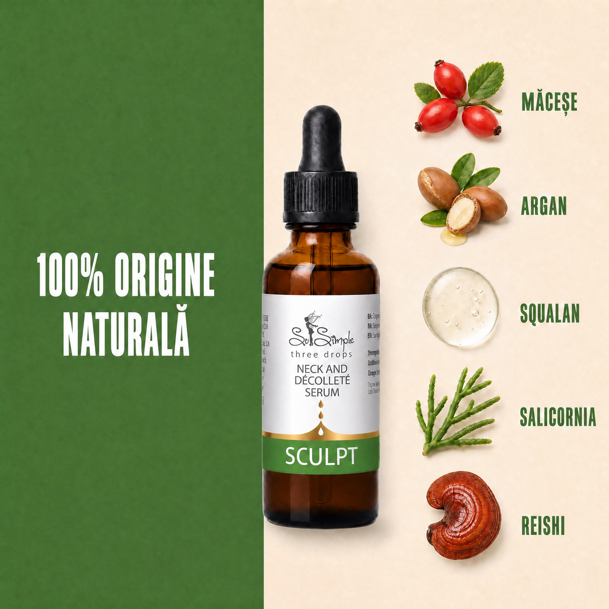 Ser pentru gât și decolteu SCULPT - îngrijire anti-age