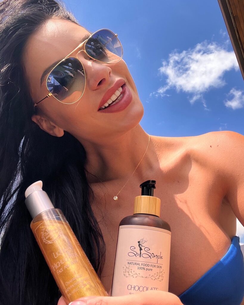 натурална козметика шоколадов тен