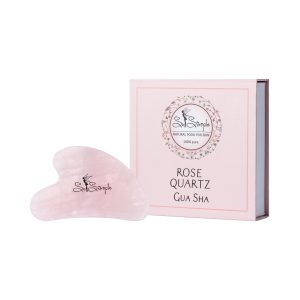 Gua Sha din cuarț roz